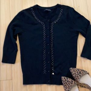 Banana Republic Beaded front cardigan